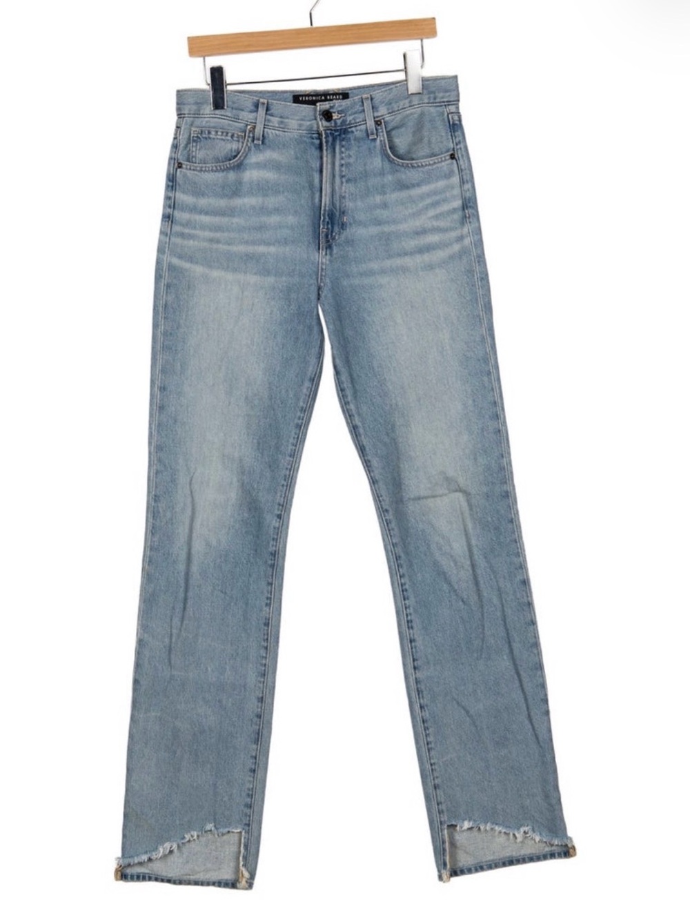 Veronica Beard Light Blue Women's Straight-Leg Jeans